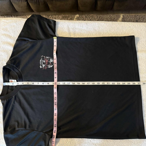 Men's United Athle Black Short Sleeve Tee L - Picture 6 of 7